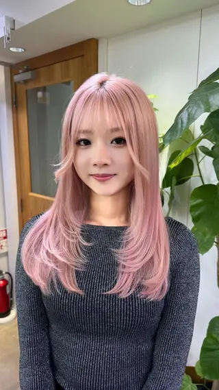 ロング 松本 和馬のヘアスタイル