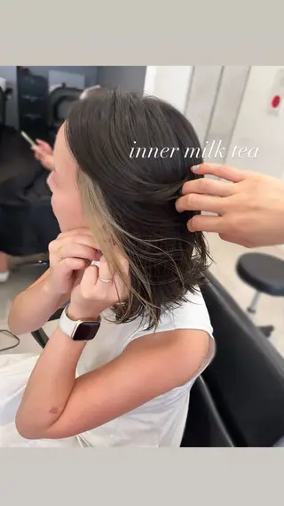 ミディアム Miku❇️ フェイスレイヤーのヘアスタイル