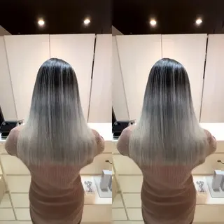 セミロング カラー hair &eye LAWE.店長のヘアスタイル