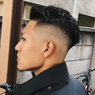 ショート パーマ メンズ 立川/メンズパーマ 厚進太郎のヘアスタイル