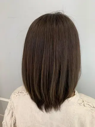 セミロング カラー 🦖鶴岡香純🦖 育休中のヘアスタイル