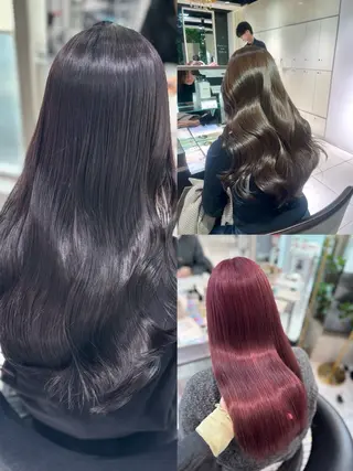 ロング Rin/寒色系カラー 🦋/うる艶ヘア🫧のヘアスタイル