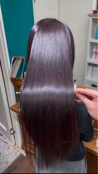 ロング カラー 渋谷/原宿 カラー× トリートメント ｻﾜのヘアスタイル