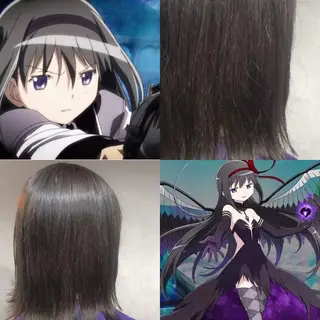 ミディアム カラー ヘアアレンジ 年間1500人担当 代表　南一路のヘアスタイル