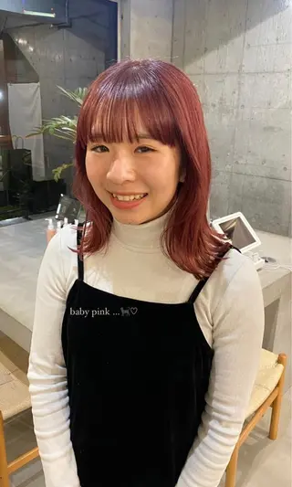 カラー 今福 彩海のヘアスタイル