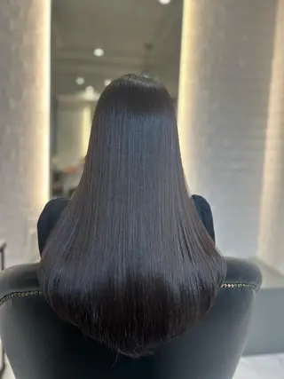 ロング &chaLme   心斎橋所属・emi/髪質改善/ 韓国風/艶カラーのヘアスタイル