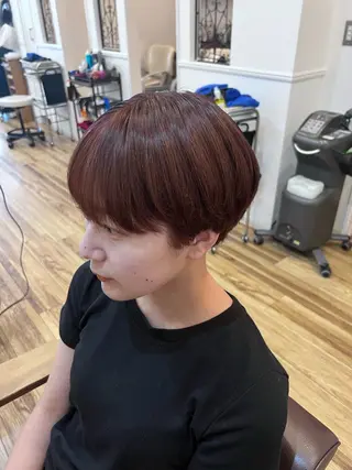 ショート カラー 🐰ハイトーンカラー 畠山　渡🐰のヘアスタイル