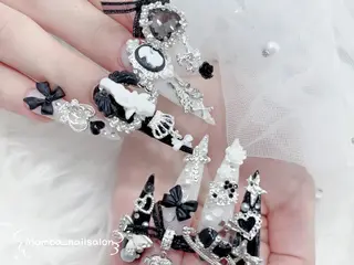 ネイル MoMoA Nail ネイル長さ出し専門店のネイルデザイン