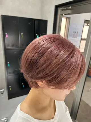 ショート カラー hair salon A 【エース】所属・🫧高鹿汰一髪質改善 /白髪ぼかし🫧のヘアスタイル