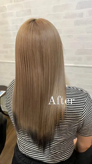 ロング しもかわ かほのヘアスタイル