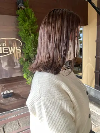 ミディアム カラー ヘアニュース所属・ヘアーニュース 🌿NAMII🌿のヘアスタイル