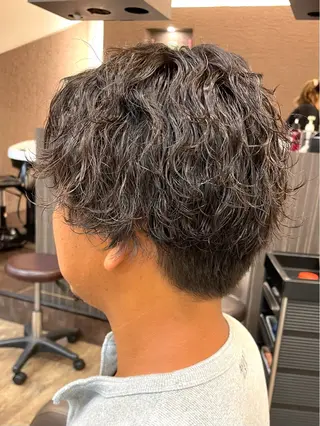 ショート パーマ メンズ メンズパーマ🌀/ 中村郁未のヘアスタイル