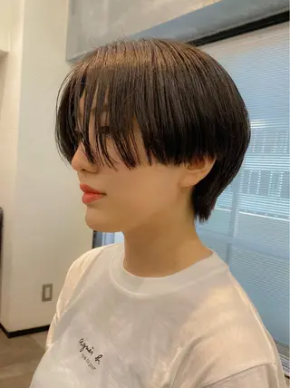 ショート くせ毛カットとパーマ /美容室難民の方是非のヘアスタイル