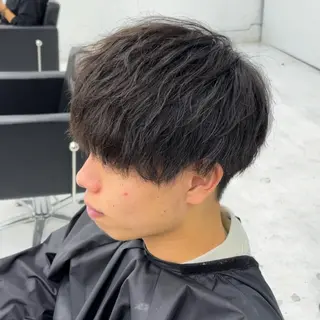 ミディアム メンズ 【柏メンズパーマ職人 】店長 KAZUMAのヘアスタイル