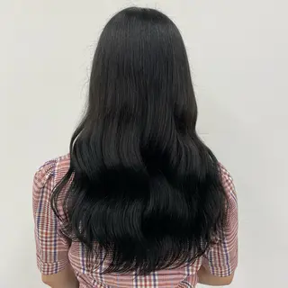 ロング カラー 💕コテ巻き風パーマ 💕KEIYA 💕のヘアスタイル