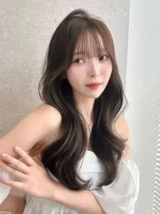 カラー 韓国トレンド🇰🇷 レイヤー♡シアターのヘアスタイル