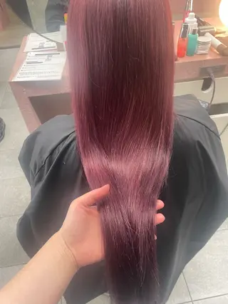 ロング 鈴木瑛里／ブロンド ベージュ／男女のヘアスタイル