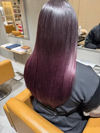 ロング カラー 中山 涼華のヘアスタイル