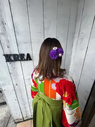 ヘアアレンジ 杉田 虹夢のヘアスタイル