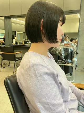 ショート 似合わせカットカラー 👩MINAのヘアスタイル