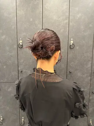 ミディアム ヘアアレンジ 銀座/ヘアセット シマムラ ミホのヘアスタイル