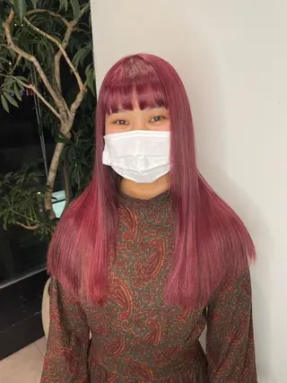 ロング カラー stair:case 武蔵小杉店所属・艶カラーリスト 牛込萌香のヘアスタイル