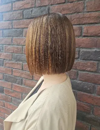 ミディアム カラー 関口 友菜のヘアスタイル