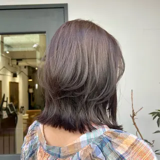 ミディアム re  view MIRUのヘアスタイル