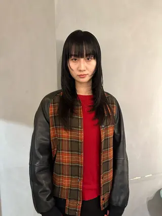 ロング カラー 美髪・シールエクステ ホソタニリョウコのヘアスタイル