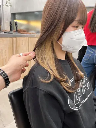 ロング カラー 誰よりも丁寧なカット 🍀小林輝のヘアスタイル