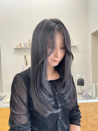 ロング 宮本 祥生のヘアスタイル