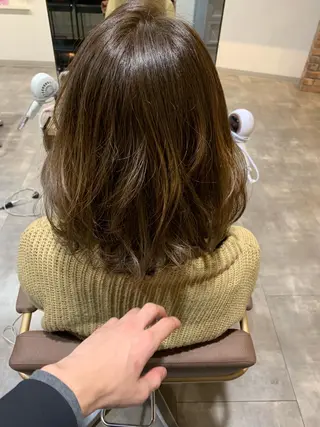 ミディアム カラー パーマ Alani所属・arc. arc.のヘアスタイル