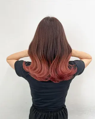 セミロング カラー 【公式】amble luxe 中野のヘアスタイル