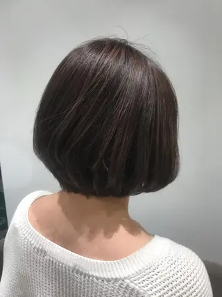 セミロング カラー 縮毛矯正/髪質改善 /韓国風　山川春輝のヘアスタイル