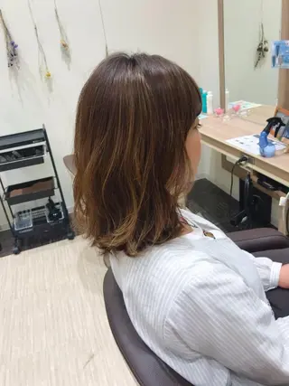 ミディアム Miku❇️ フェイスレイヤーのヘアスタイル