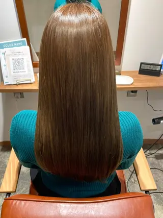 ロング カラー ベージュ/ 髪質改善 /末田柊希のヘアスタイル