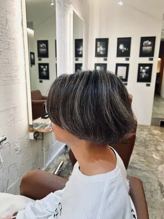 カラー メンズ AMBERGLEAM Hair&Cloth Yoga所属・Ryo☘縮毛矯正/ メンズ/ブリーチ/のヘアスタイル