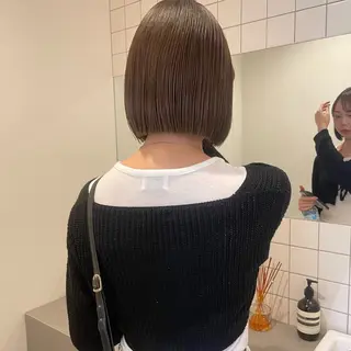 ミディアム ボブカットモデル/パ ーマ/harunaのヘアスタイル