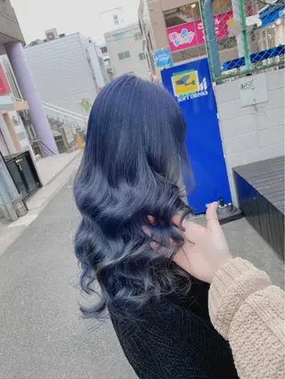 ロング カラー🌈/カット /栄/misa👻のヘアスタイル