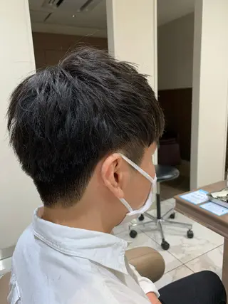 ショート メンズ 【メンズ縮毛矯正】 田中秀斗のヘアスタイル