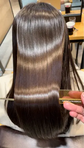 セミロング HANARE by youres hair 神楽坂所属・神楽坂/縮毛矯正/ 髪質改善/香村優弥のヘアスタイル