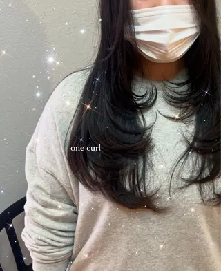 ロング CIEL 難波店所属・🎀透明感/レイヤ ー/Kotona🎀のヘアスタイル