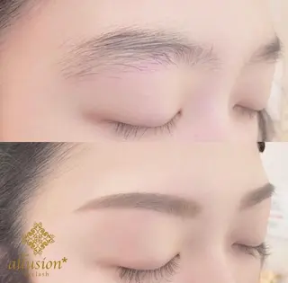 アイブロウ 眉毛とまつげパーマ専門店アリュージョン四条烏丸店所属・アリュージョン アイの眉毛・アイブロウイメージ