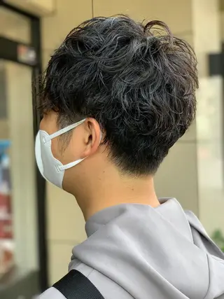 ショート パーマ メンズ トータルビューティー K:R鶴川のヘアスタイル