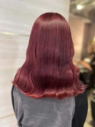 ミディアム カラー 💘Kurea💘 艶髪/韓国/暗髪のヘアスタイル