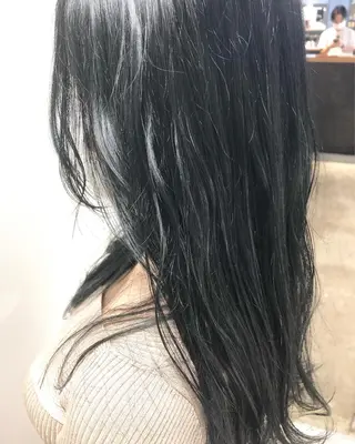 ロング カラー ヘアアレンジ ainico+所属・メンズ特化✂️栗原 侑也のヘアスタイル