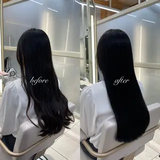 ロング 𝐑𝐞𝐨/透明感 𝐜𝐨𝐥𝐨𝐫のヘアスタイル