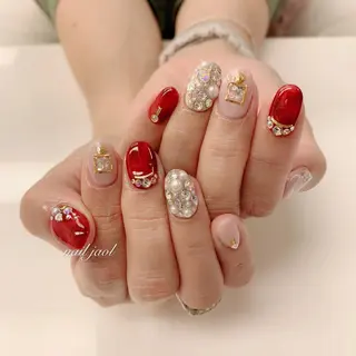 ミディアム nail jaol池袋店所属・ネイルJaol 池袋のネイルデザイン