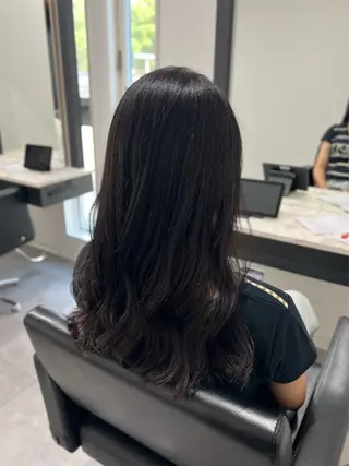 セミロング カラー Dia ‎ アキヨシ ミユのヘアスタイル