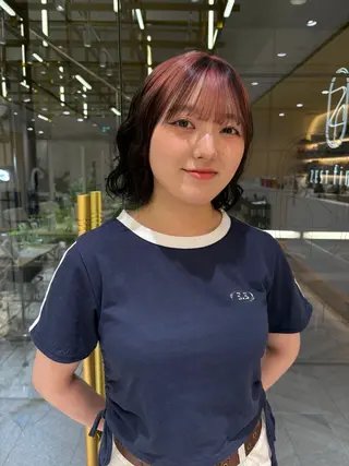 セミロング カラー 🦋sana🦋 似合わせカット✁のヘアスタイル